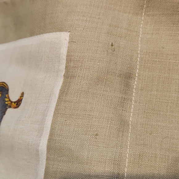 Mariasch Studios New York Set of 2 Bathtub Design Linens Blue & Beige - Picture 5 of 5